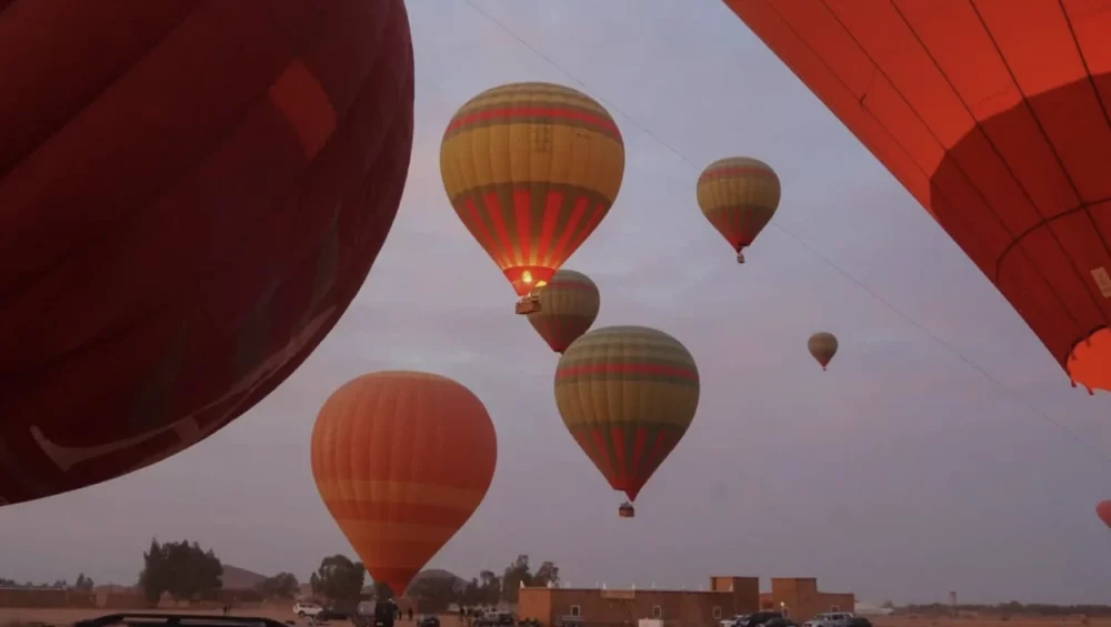 hot air balloon marrakesh