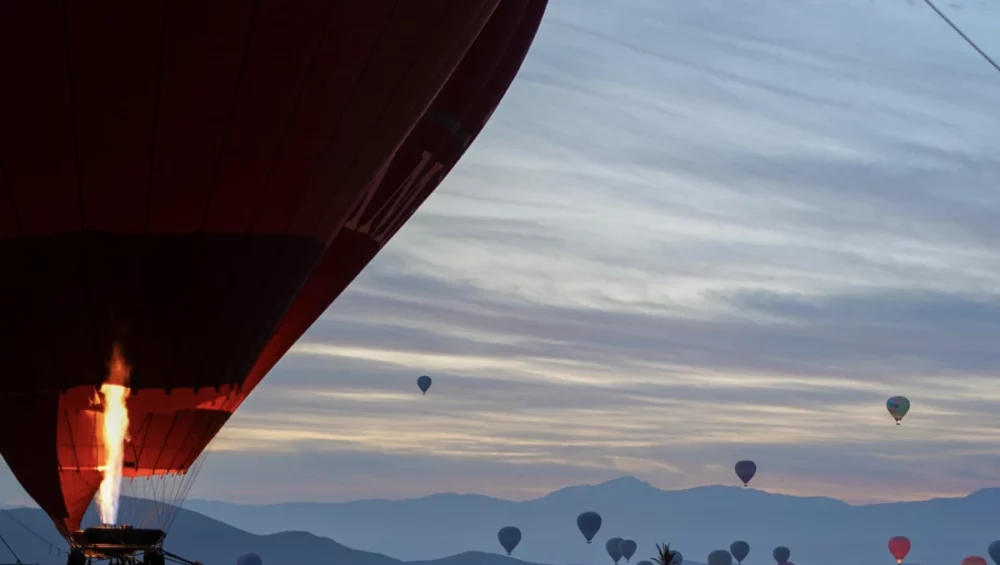 Maroc montgolfière