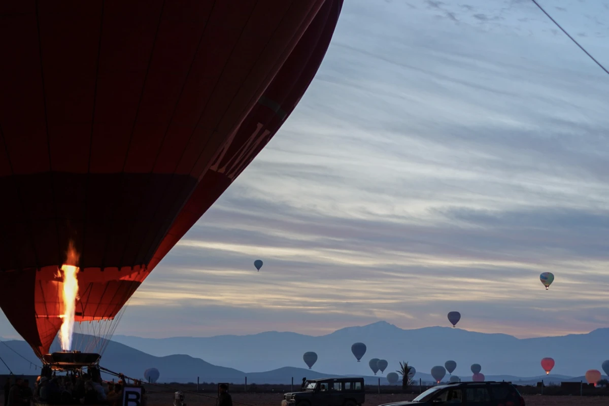 Maroc montgolfière