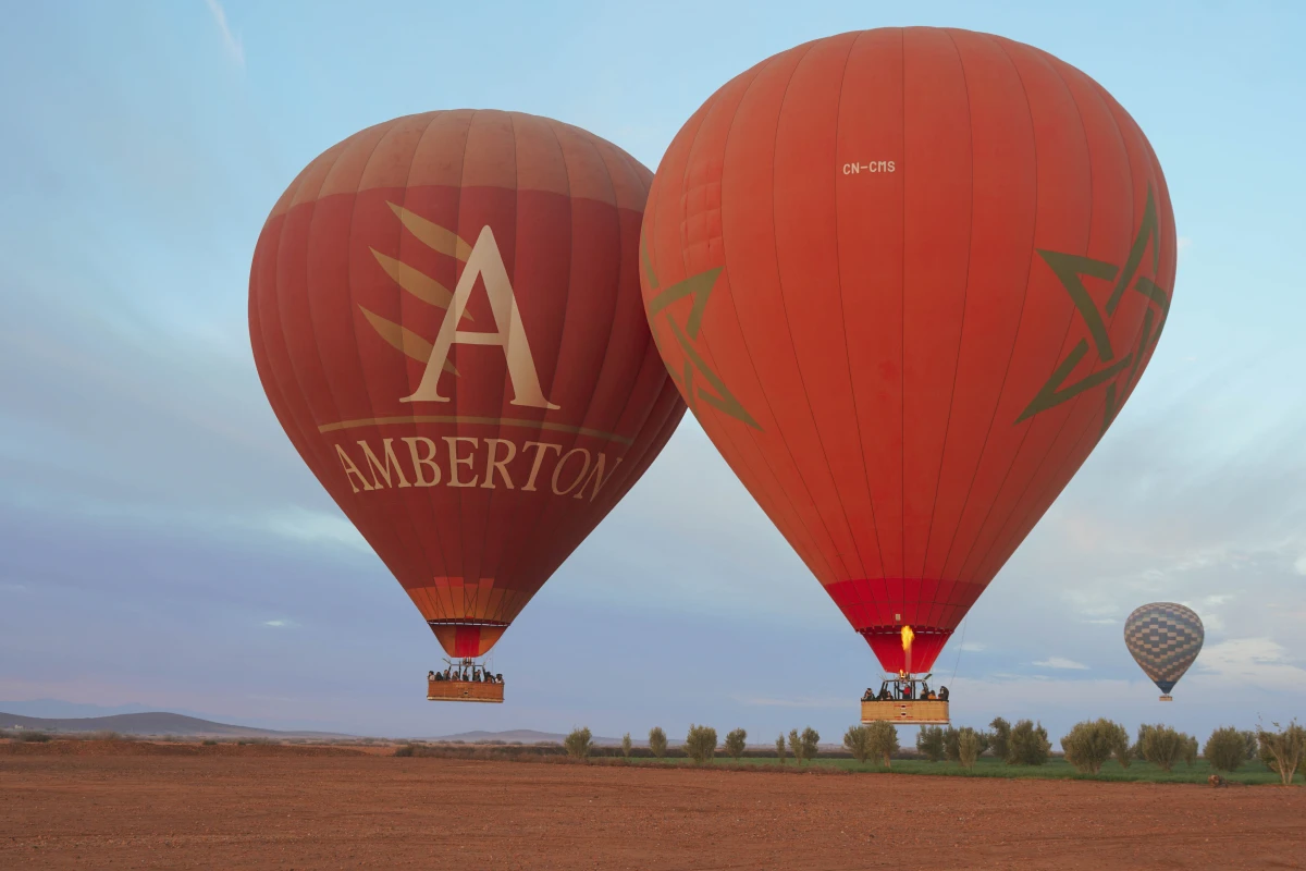hot air balloon ride Marrakech sunrise