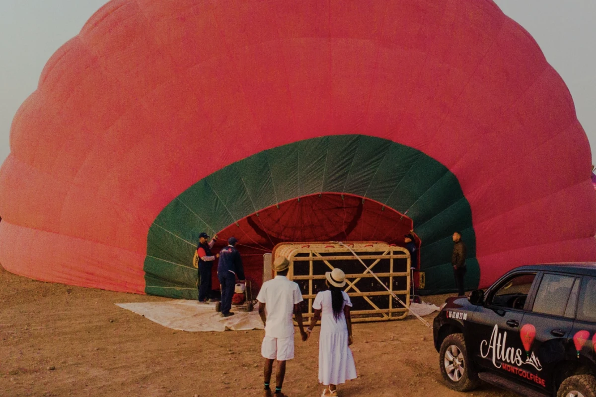 vol montgolfière Marrakech au lever du soleil