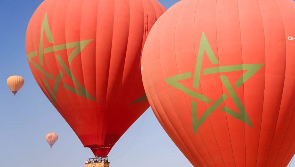 Globo aerostático en Marrakech