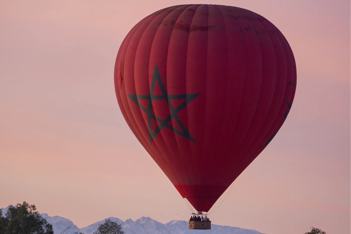 Globo aerostático en Marrakech