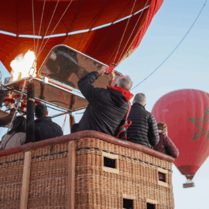 sunrise balloon flight in Marrakech