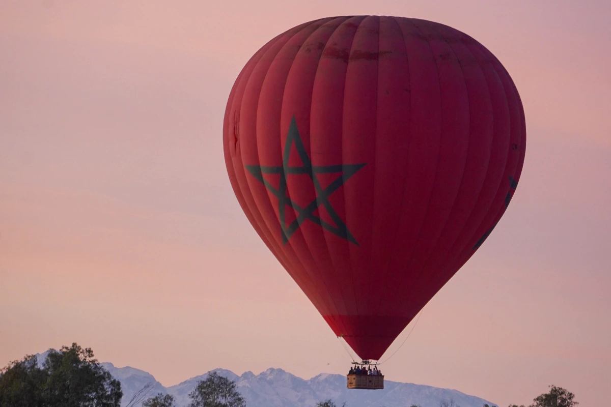 Marrakech en globo aerostático