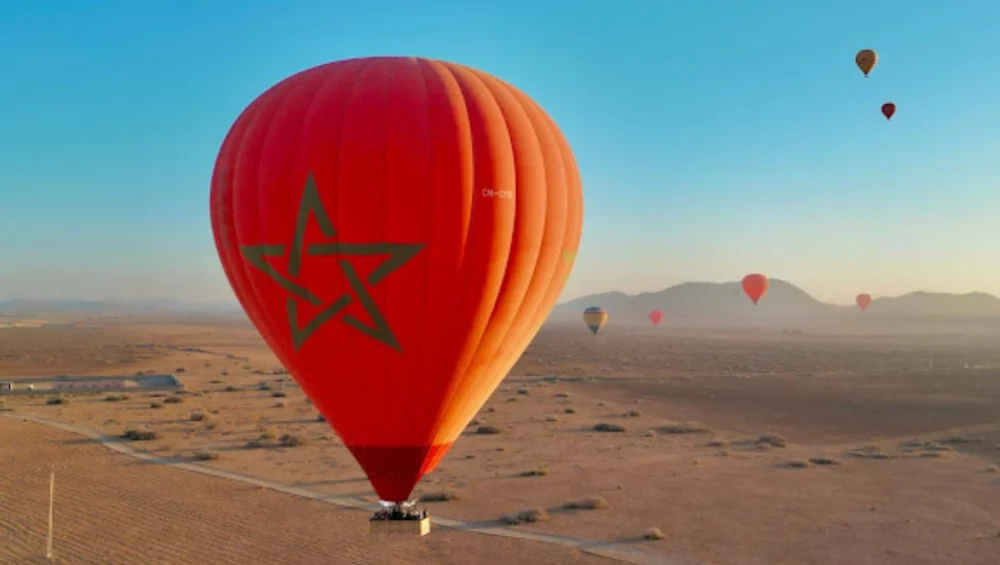 Paseo en globo aerostático desde Marrakech