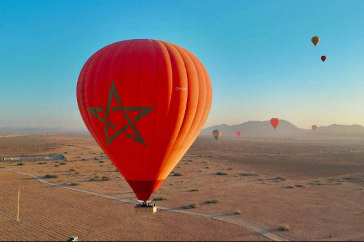 Paseo en globo aerostático desde Marrakech