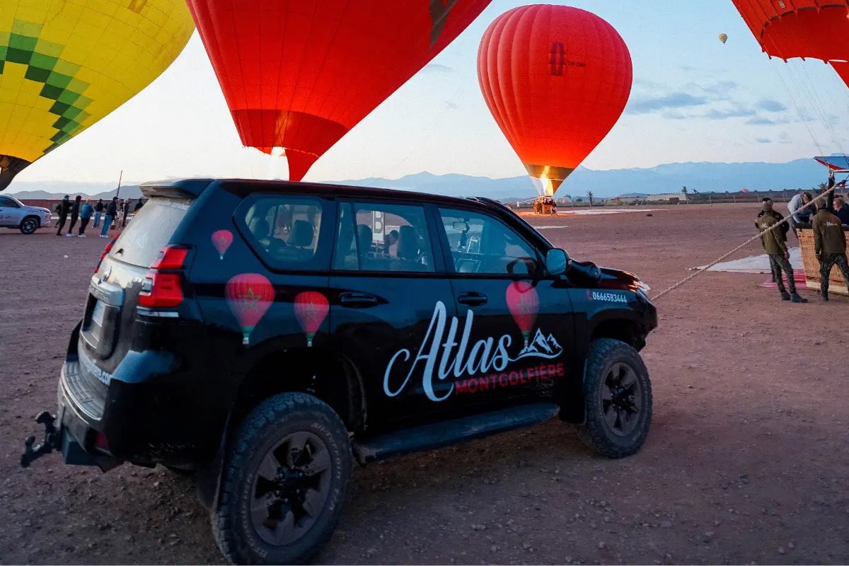 Vol romantique montgolfière Marrakech : une expérience inoubliable à deux