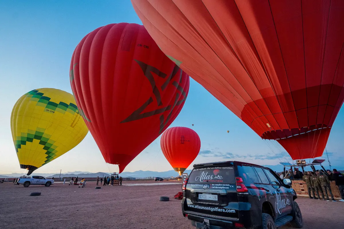 montgolfière Marrakech avec transfert inclus